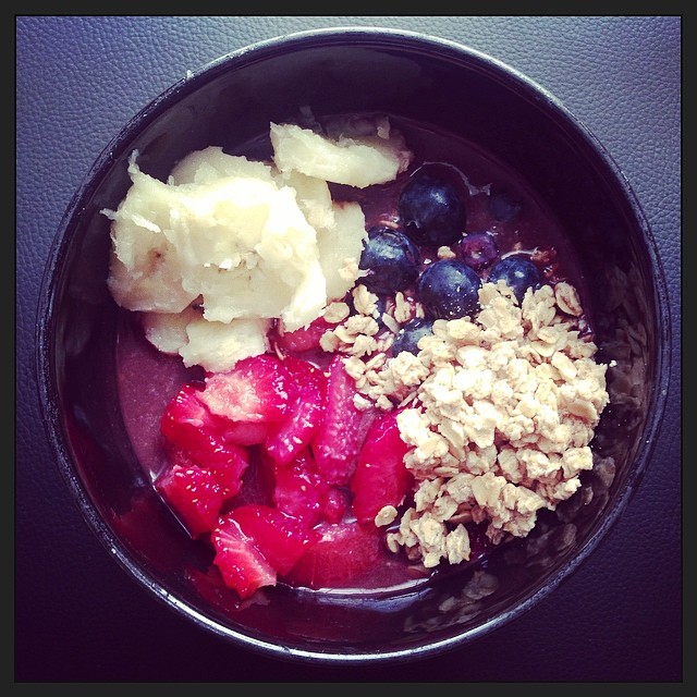 My homemade açaí bowl is not nearly as delicious as the ones from my new favorite spots!