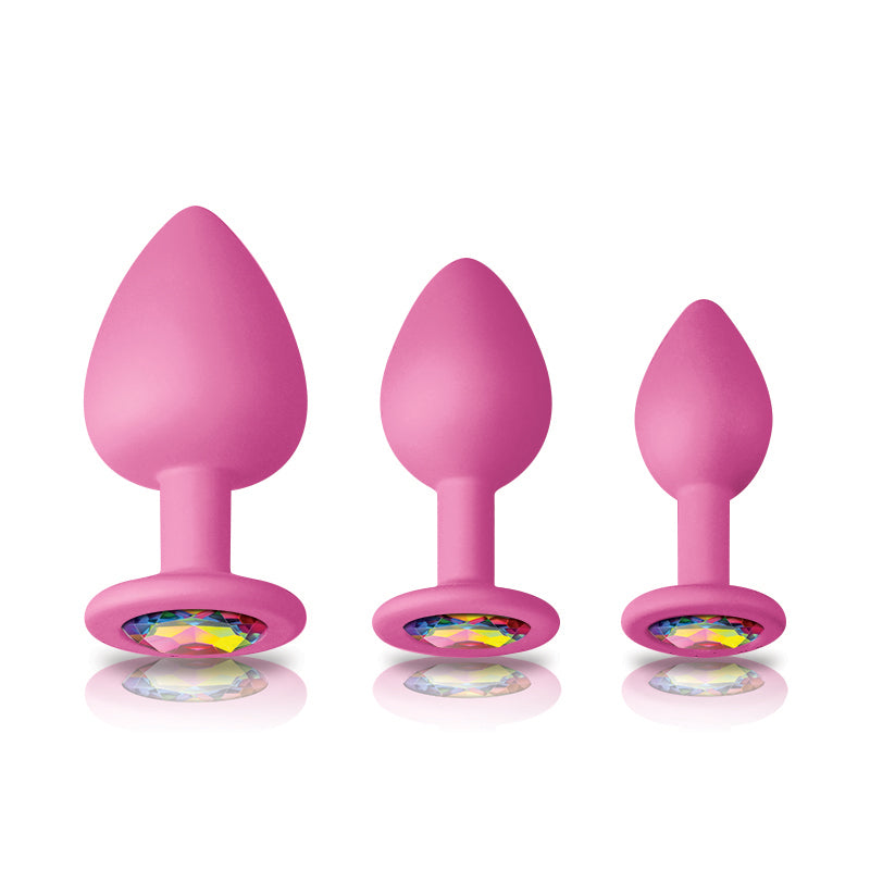 Anal Toy Butt Plug Training Kit in Pink