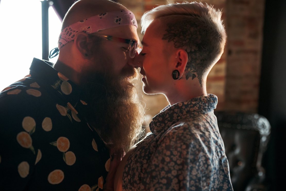 LeZandra McGinnis of LeZandra Photography shoots an erotic couples photo shoot in Norfolk, Virginia
