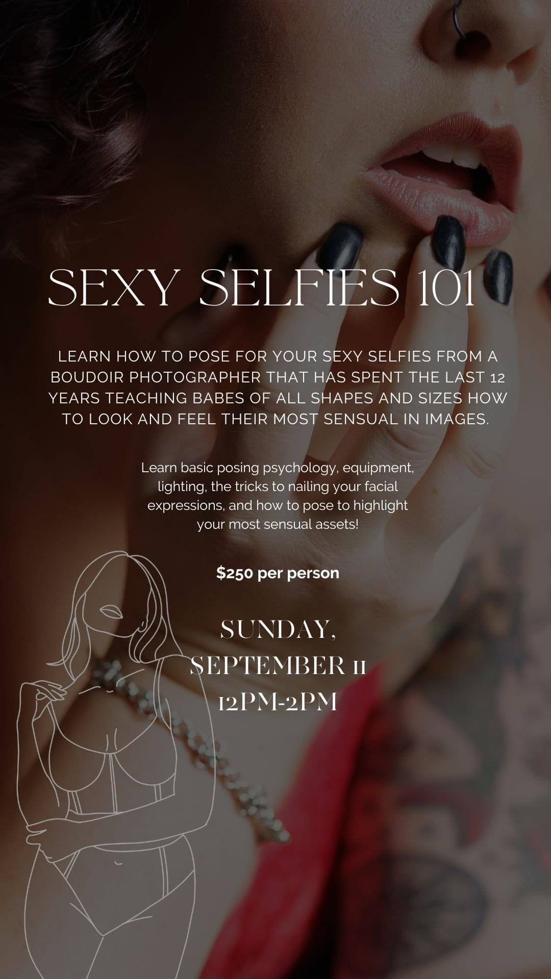 Learn How to Take a Good Selfie in our Sexy Selfie Class in Norfolk Virginia